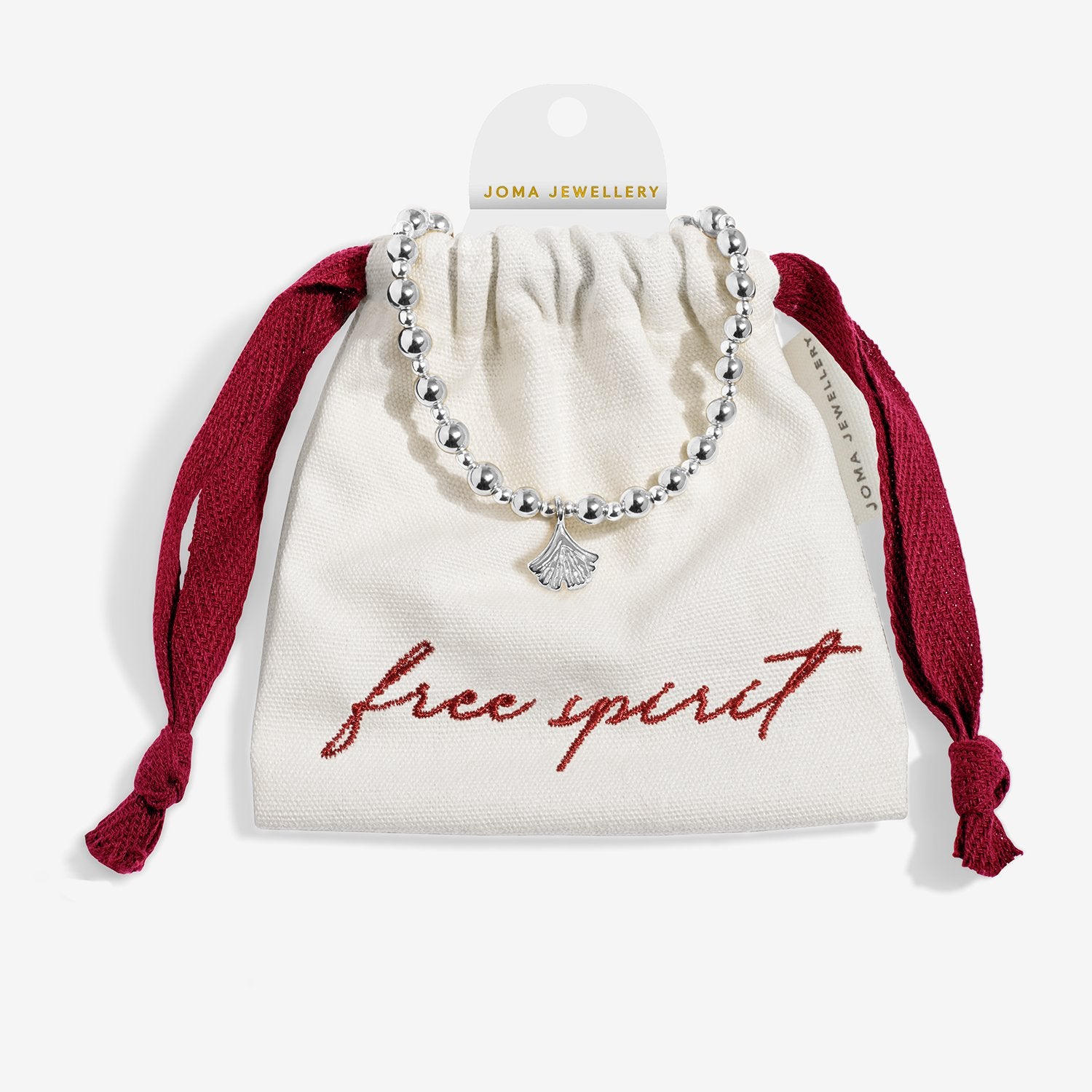 Joma Jewellery Words To Treasure Free Spirit Bracelet In Silver Plating