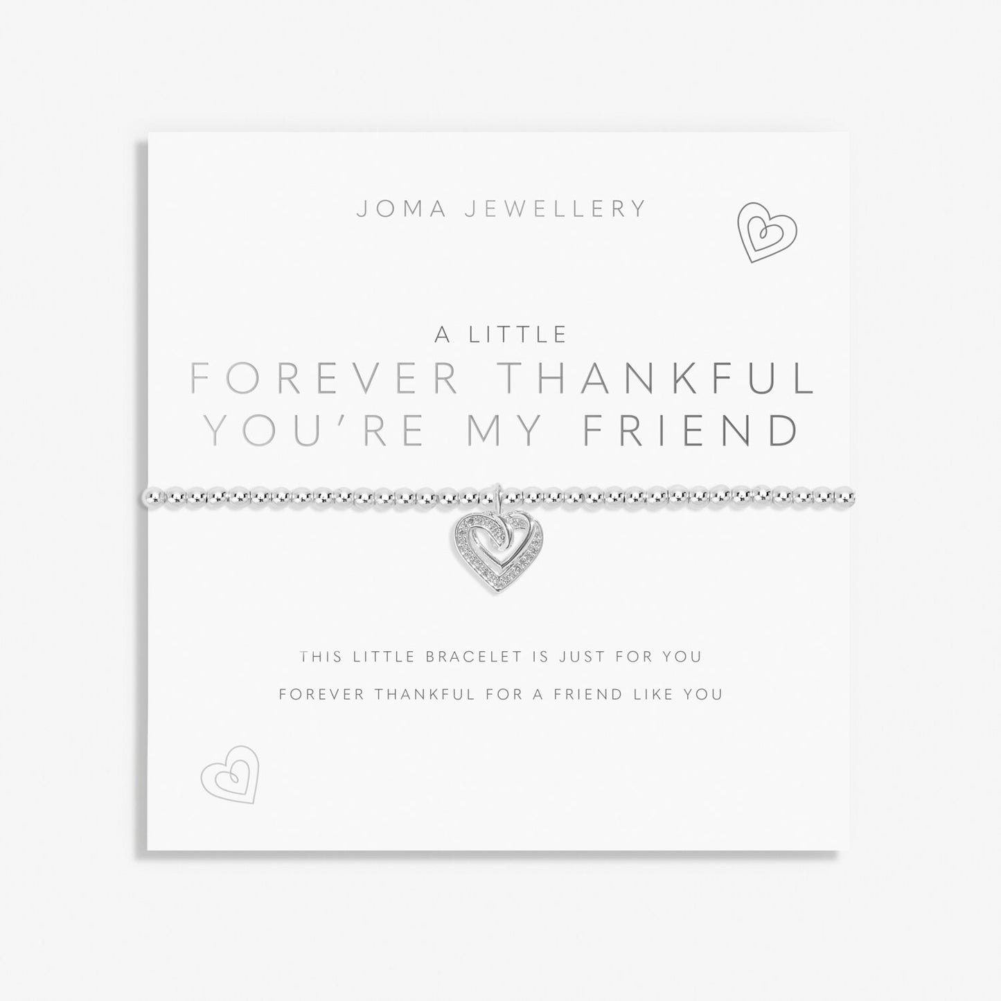 Joma Jewellery a Little Forever Thankful You Are My Friend Bracelet