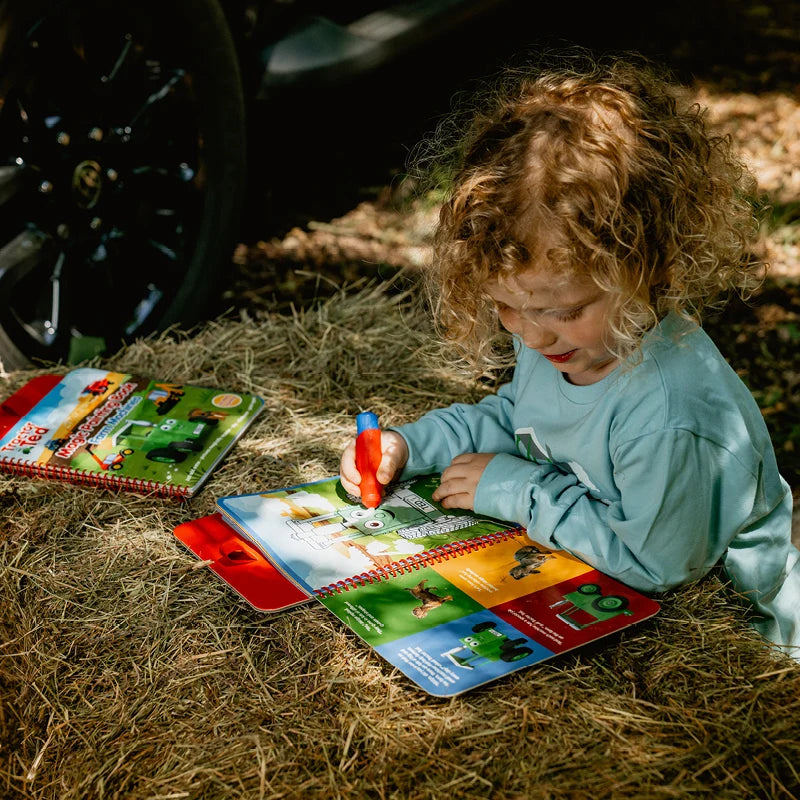 Tractor Ted Farm Machines Magic Painting Book with water paintbrush revealing colourful tractor illustrations
