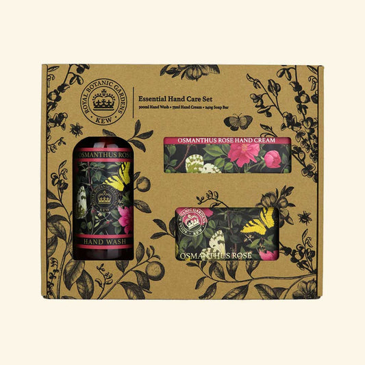 English Soap Company Kew Gardens Osmanthus Rose Essential Hand Care Gift Box