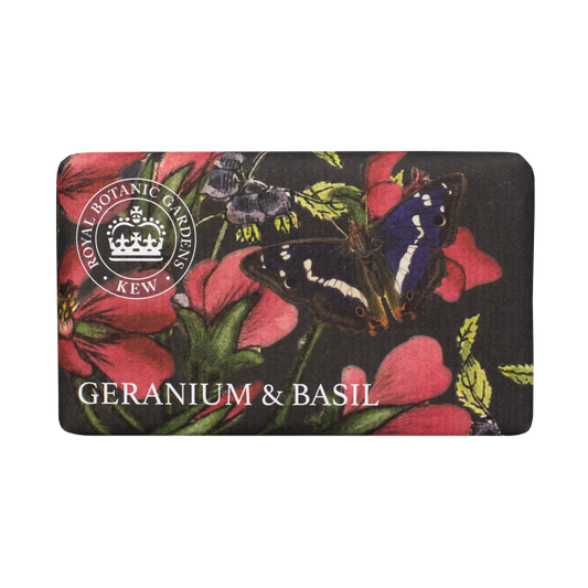 English Soap Company Kew Gardens Geranium and Basil Soap