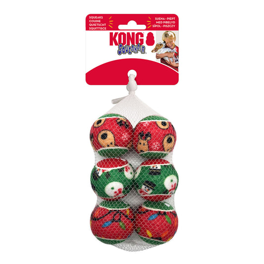 KONG Holiday Squeakair Balls