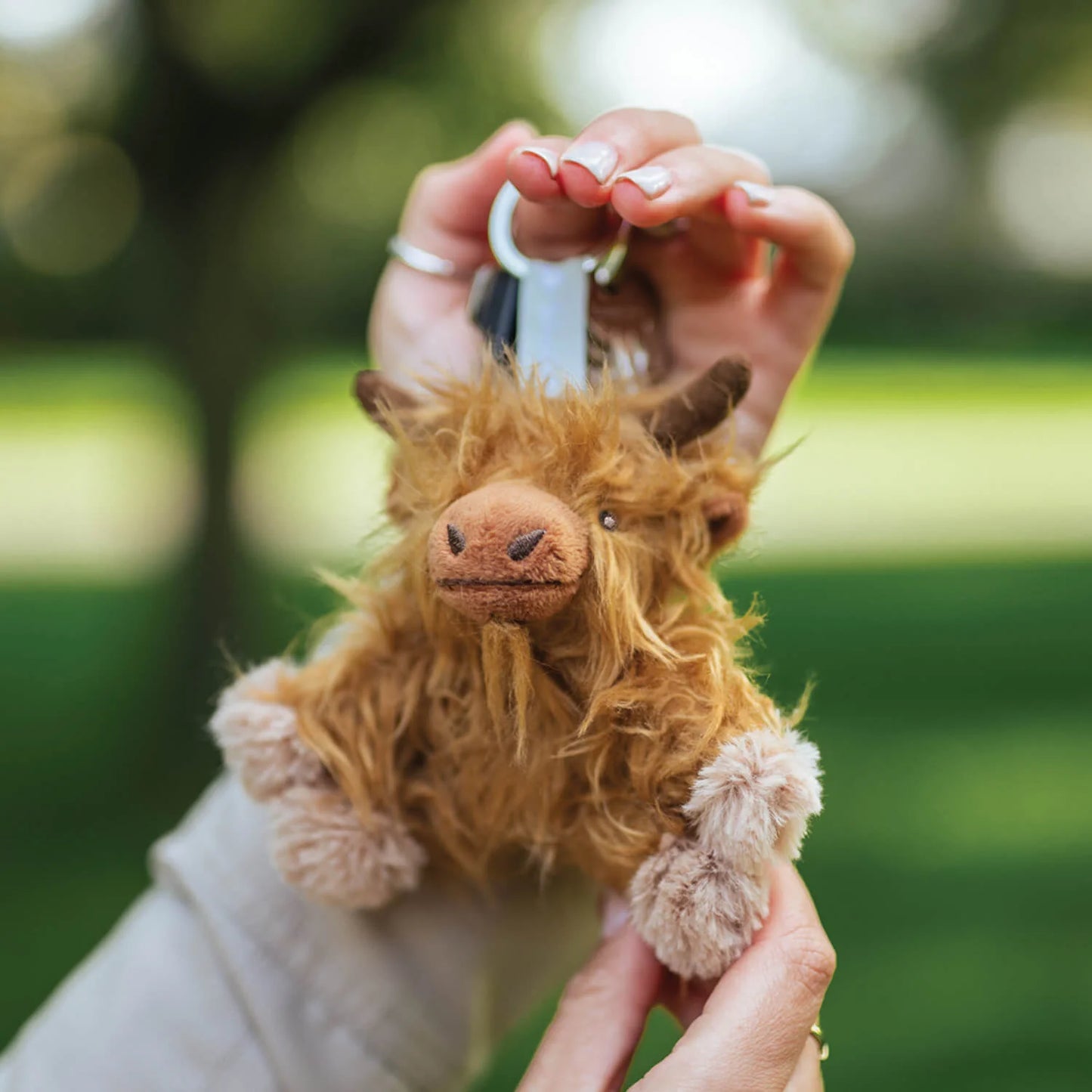 Wrendale Gordon Highland Cow Plush character Keyring