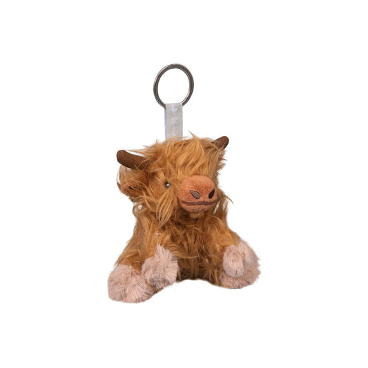 Wrendale Gordon Highland Cow Plush character Keyring