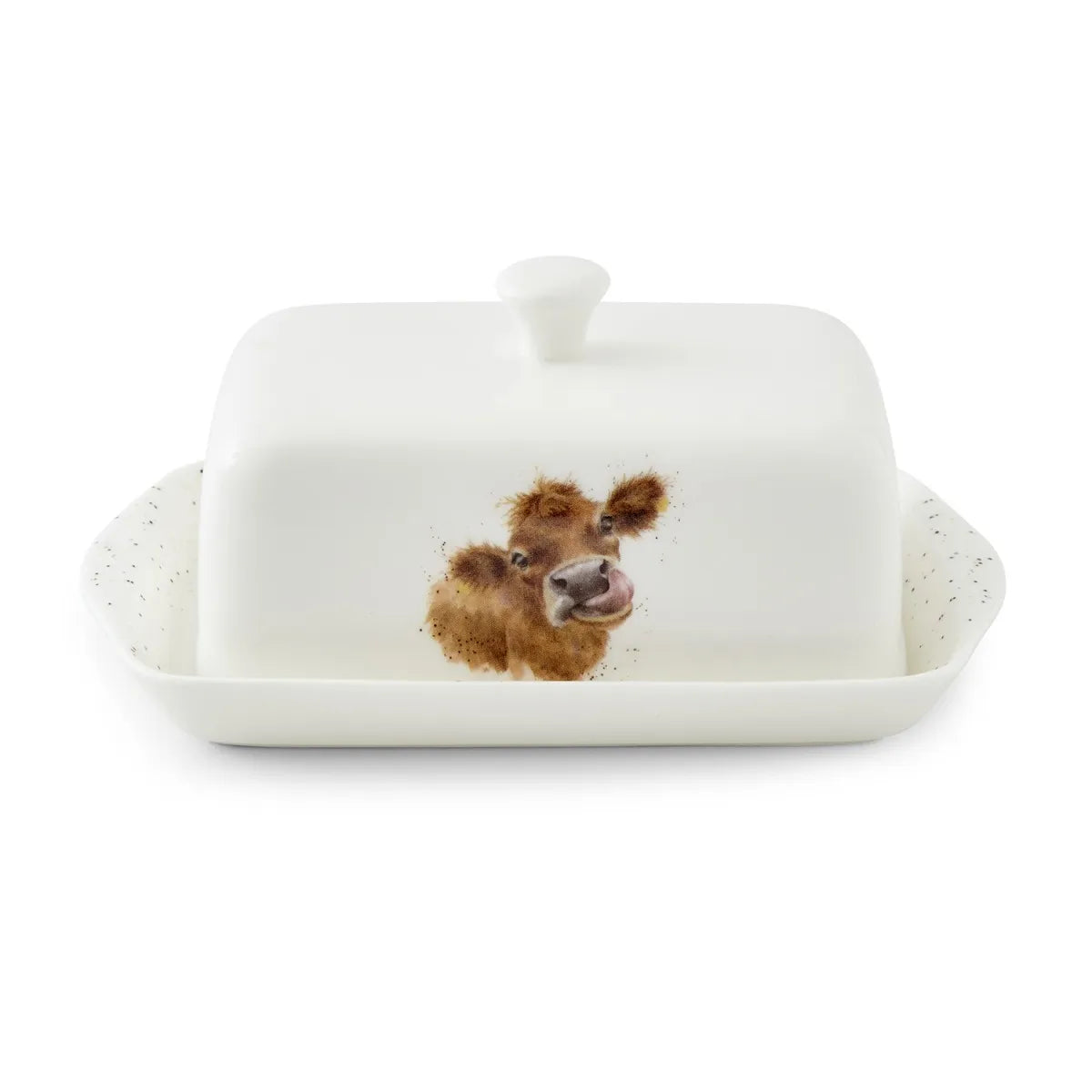 Wrendale Mooo Cow Covered Butter Dish