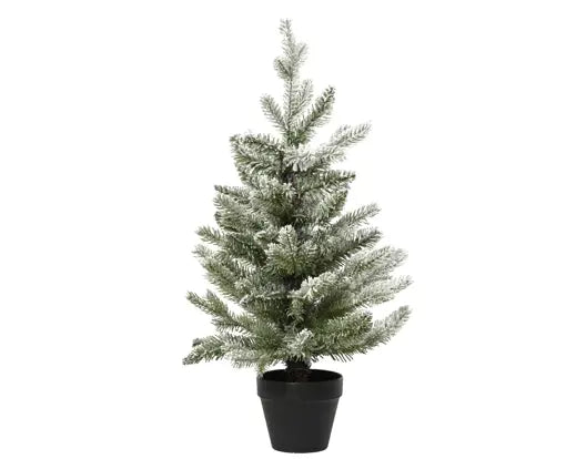 Kaemingk Allison Mini Tree Snowy Indoor Christmas Decoration