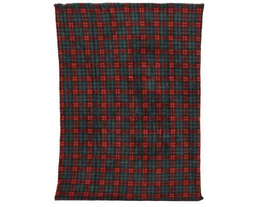 Kaemingk Check Red Christmas Throw Blanket