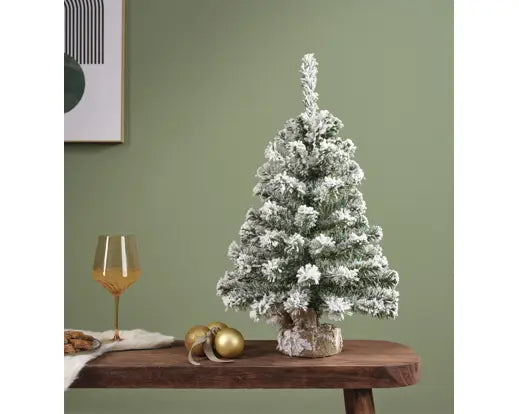 Kaemingk Imperial Mini Tree Snowy Indoor Christmas Decoration