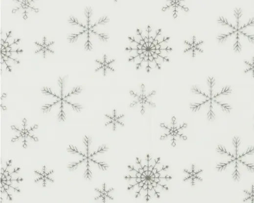 Kaemingk White Snowflake Christmas Throw