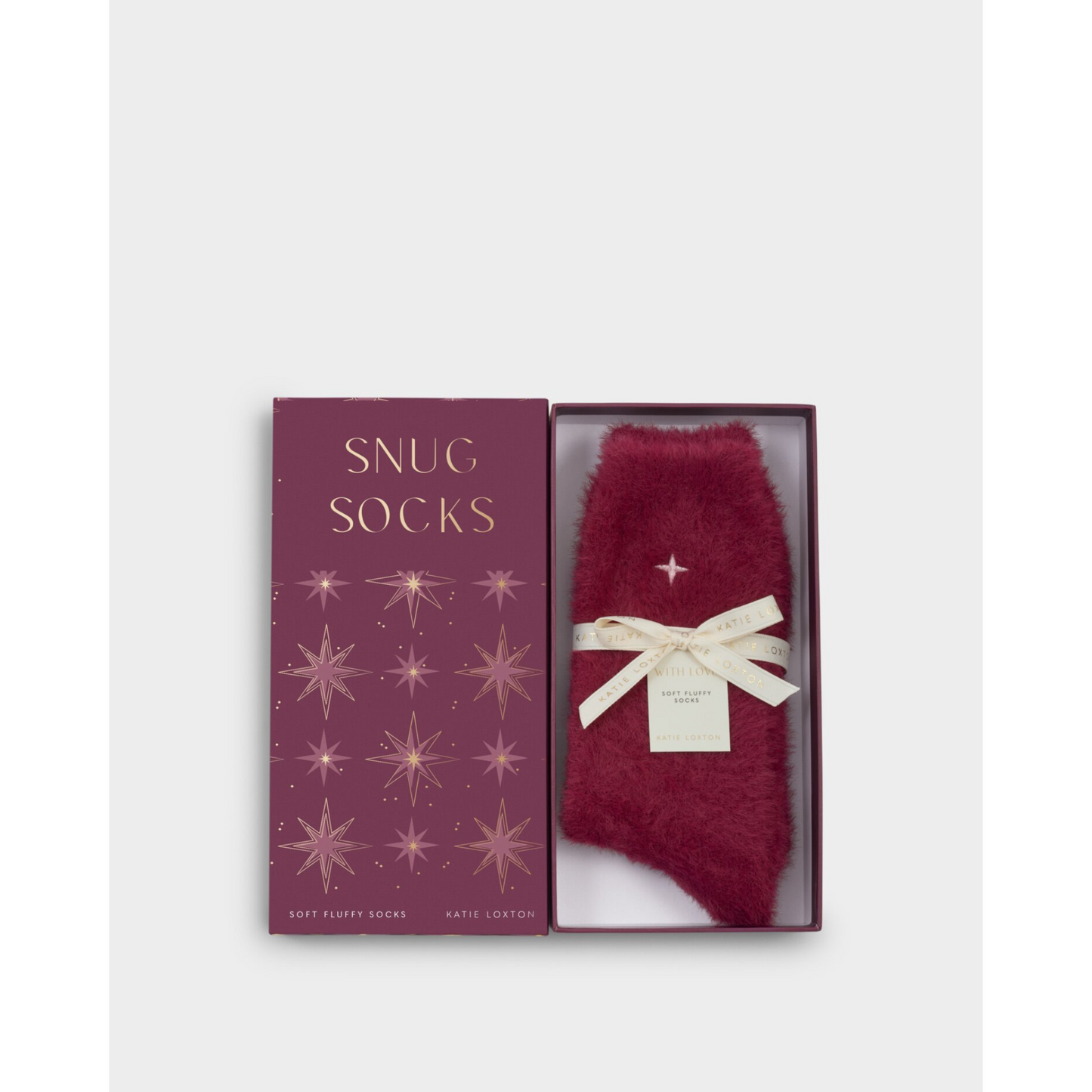 Katie Loxton Gift Boxed Fluffy Star Socks