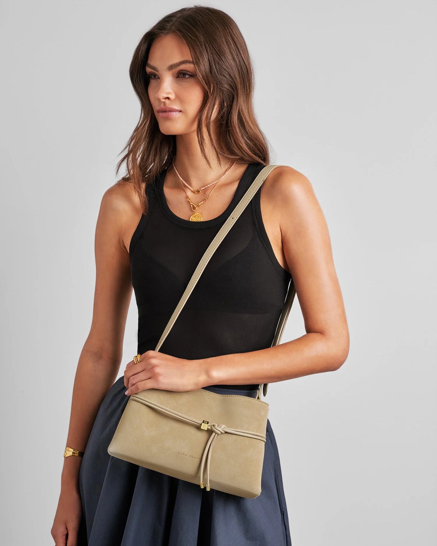 Katie Loxton Lori Suedette Crossbody Bag