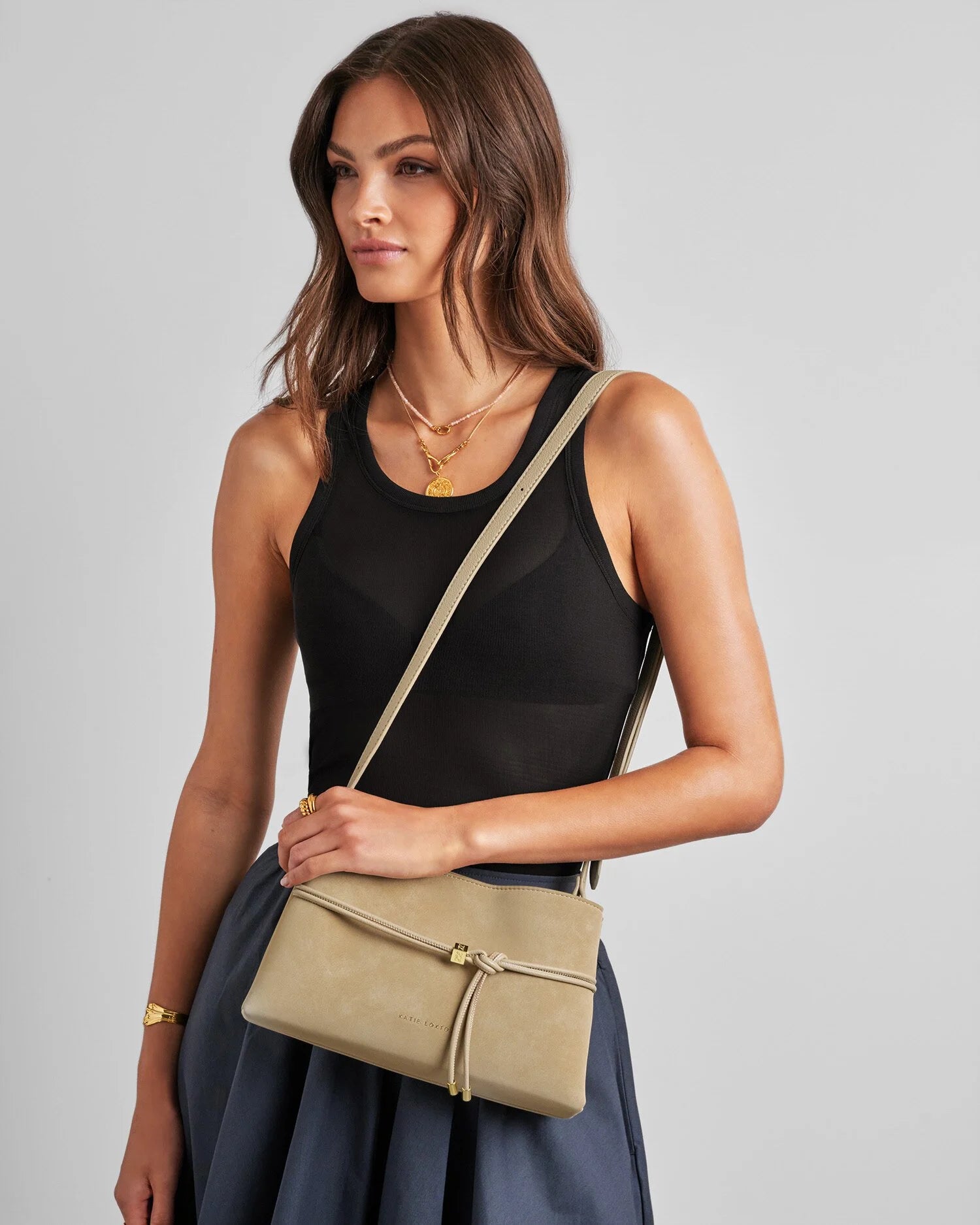Katie Loxton Lori Suedette Crossbody Bag
