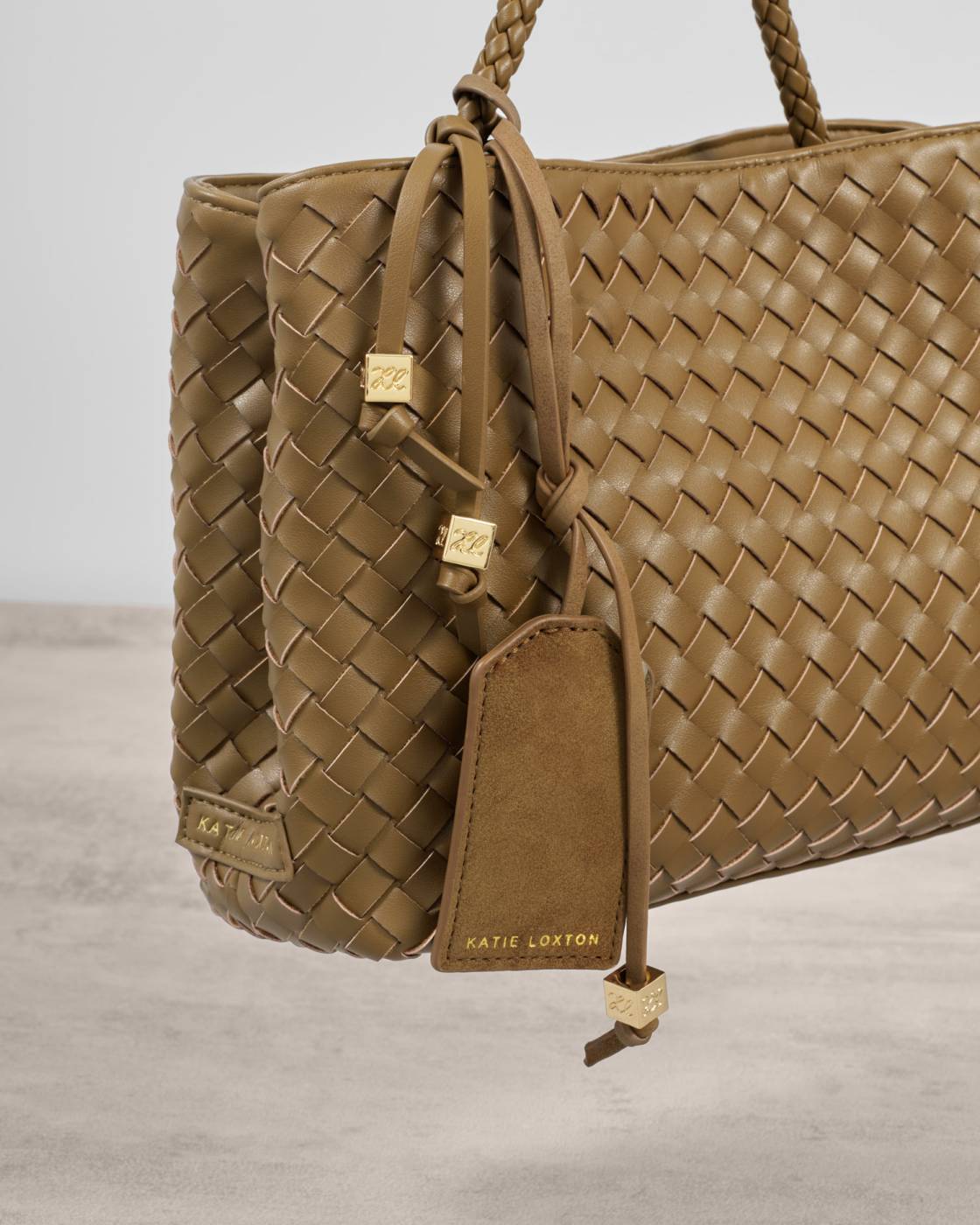 Katie Loxton Nova Hand Woven Top Handle Bag