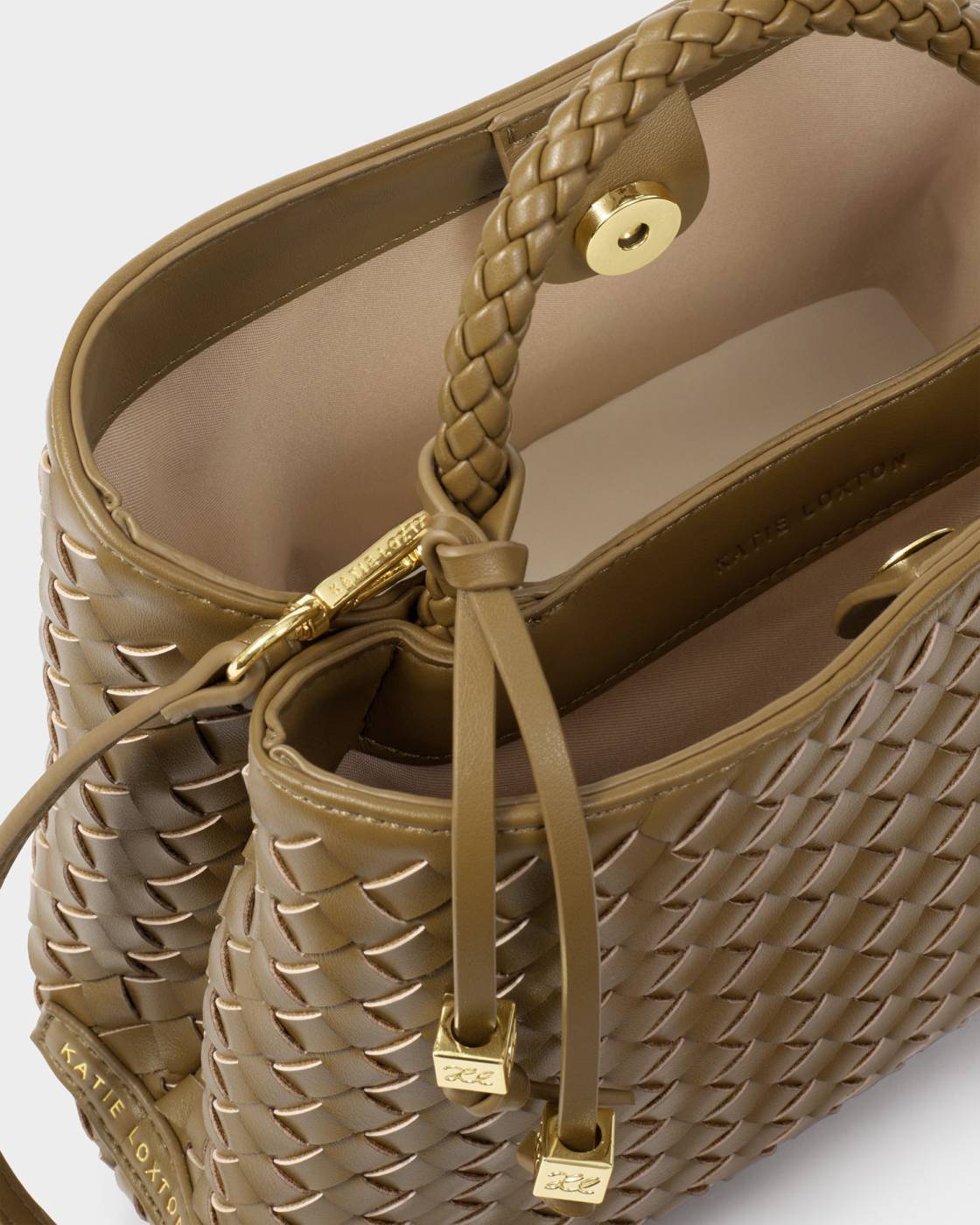 Katie Loxton Nova Hand Woven Top Handle Bag