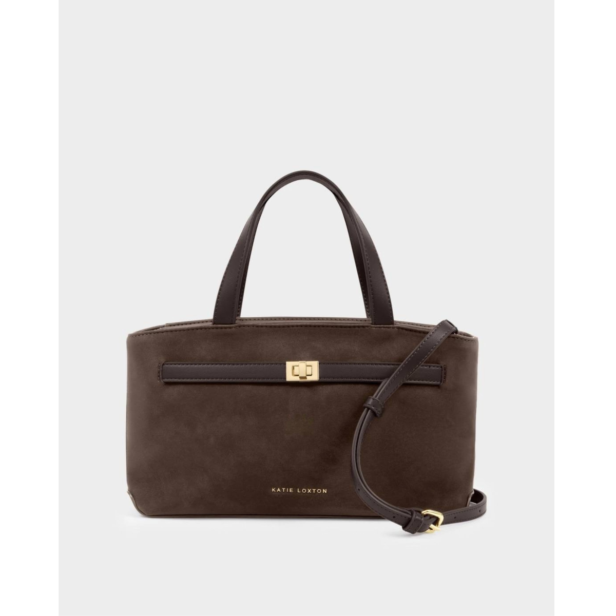 Katie Loxton Orin Top Handle Suedette Crossbody Bag