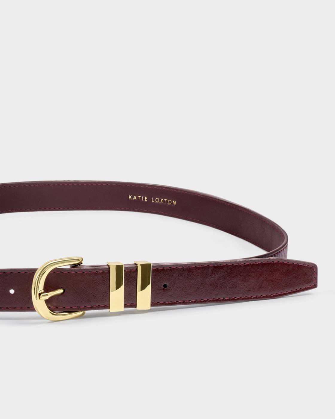 Katie Loxton Patent Crackle Buckle Belt