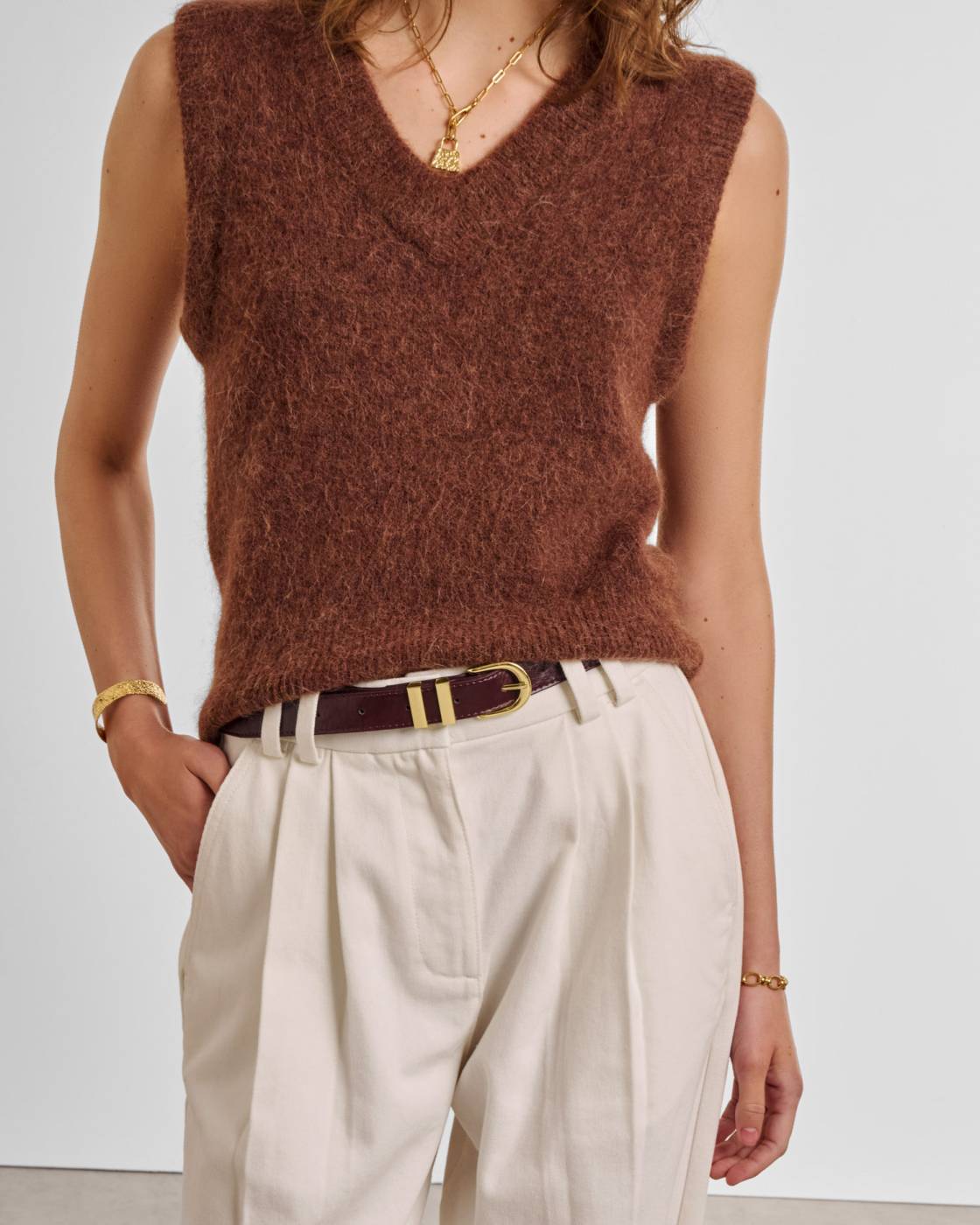 Katie Loxton Patent Crackle Buckle Belt