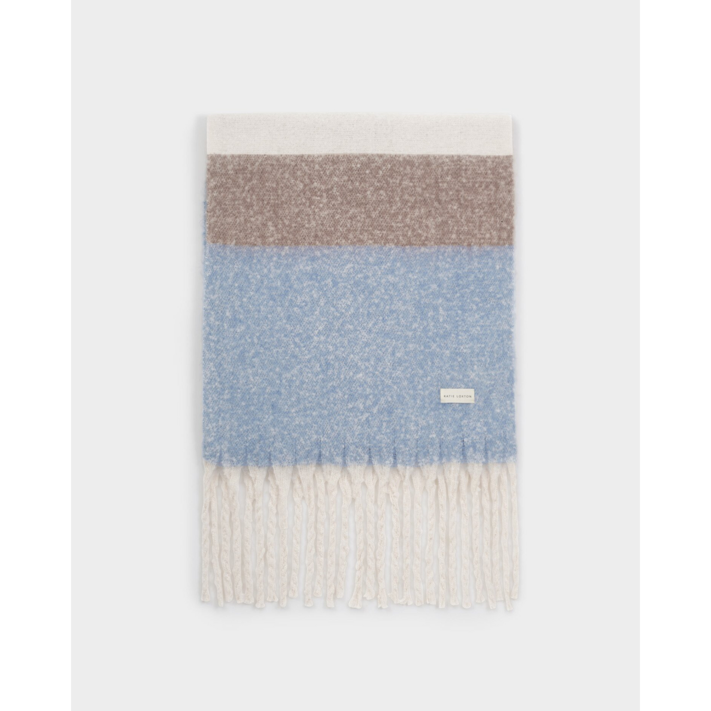 Katie Loxton Recycled Patterend Tassel Scarf