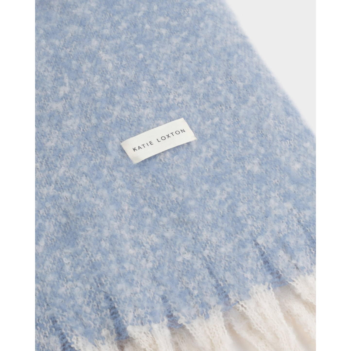 Katie Loxton Recycled Patterend Tassel Scarf