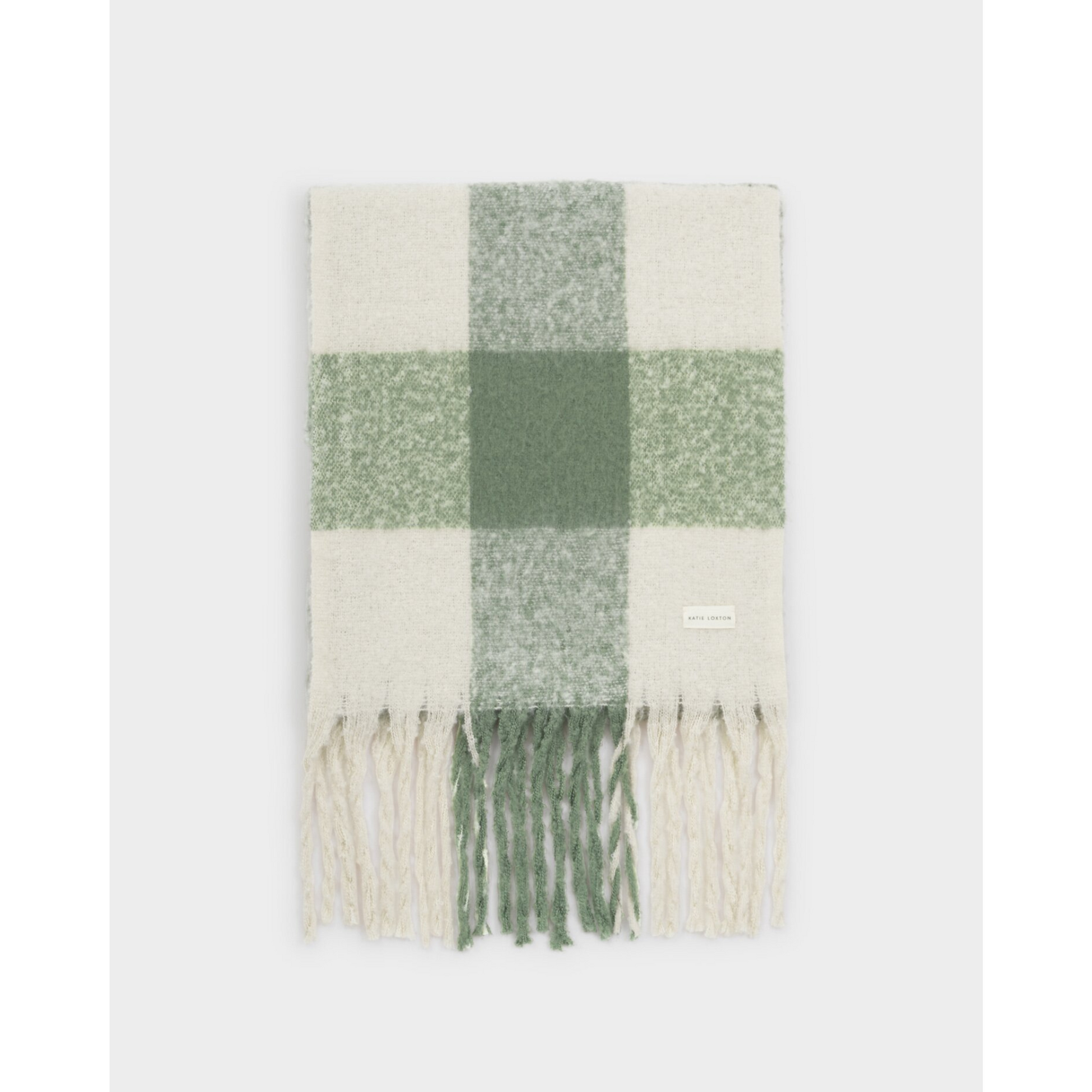 Katie Loxton Recycled Patterend Tassel Scarf
