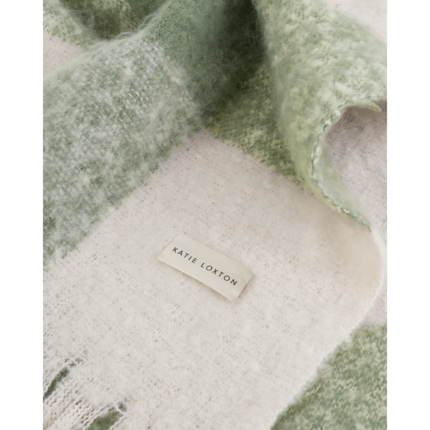 Katie Loxton Recycled Patterend Tassel Scarf