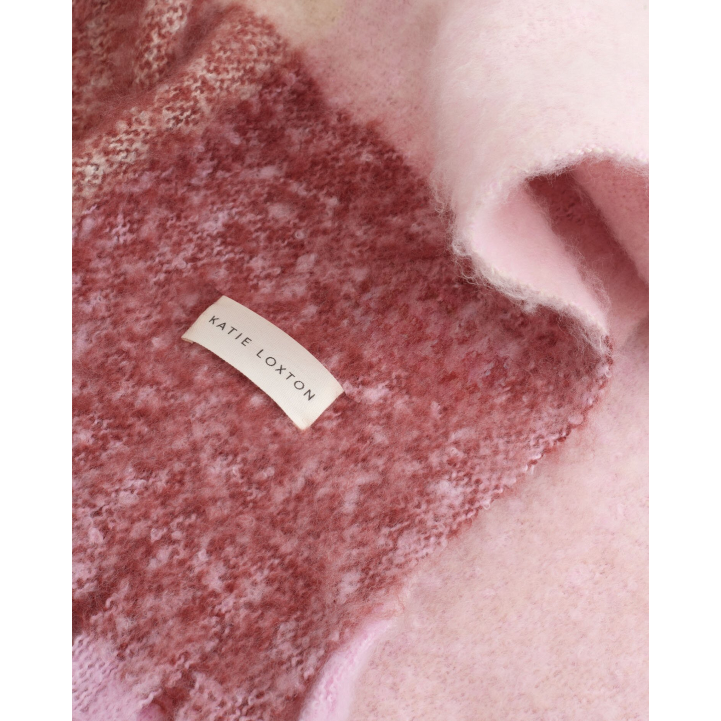 Katie Loxton Recycled Patterend Tassel Scarf