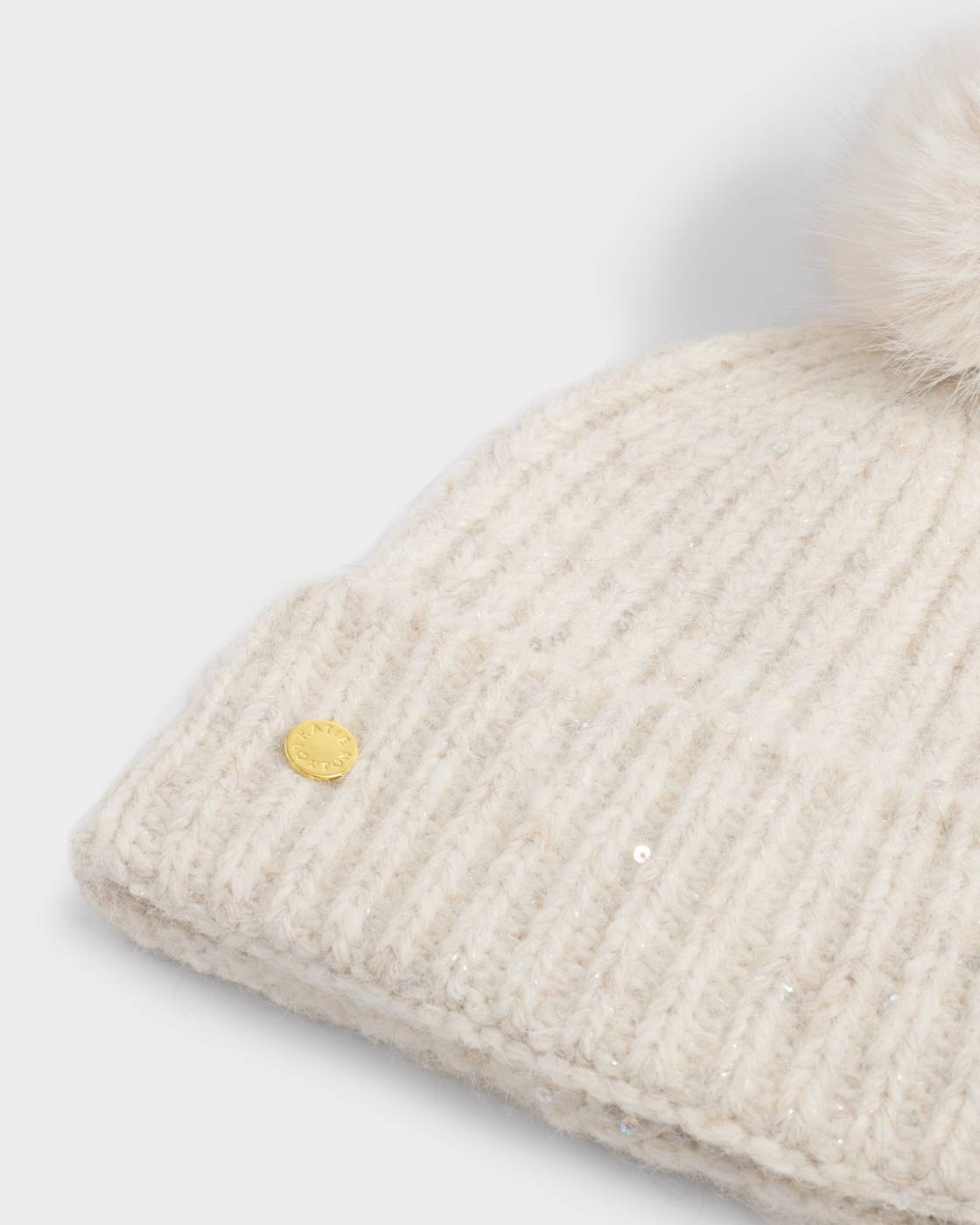 Katie Loxton Sequin Soft Knit Hat