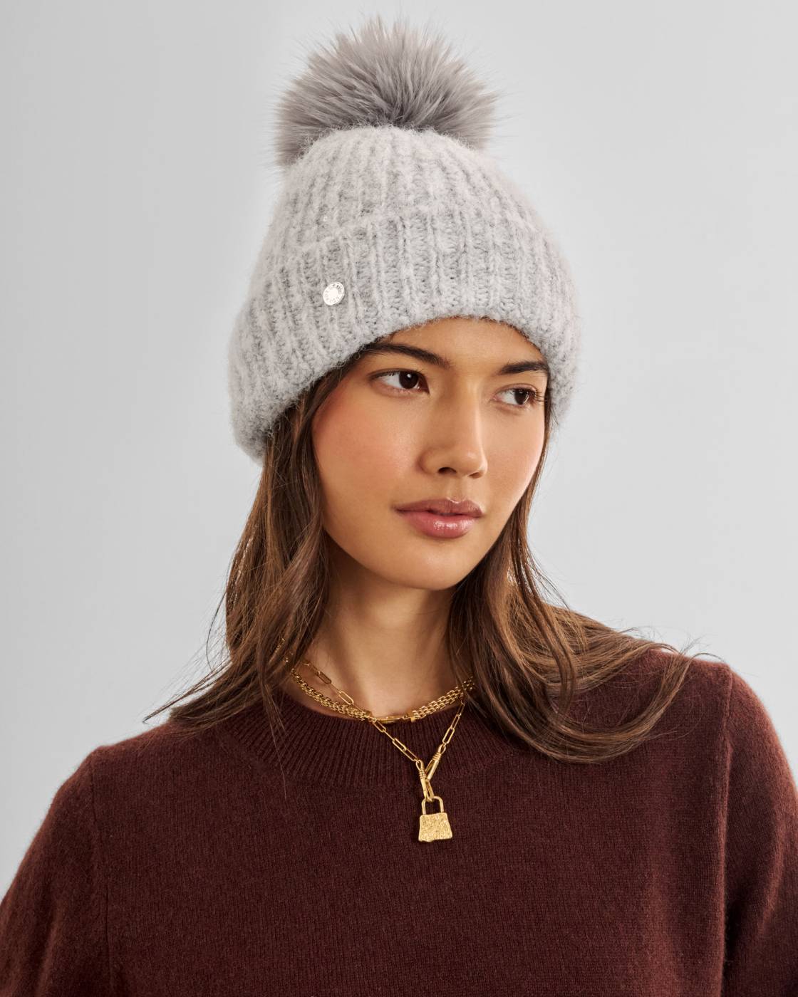 Katie Loxton Sequin Soft Knit Hat