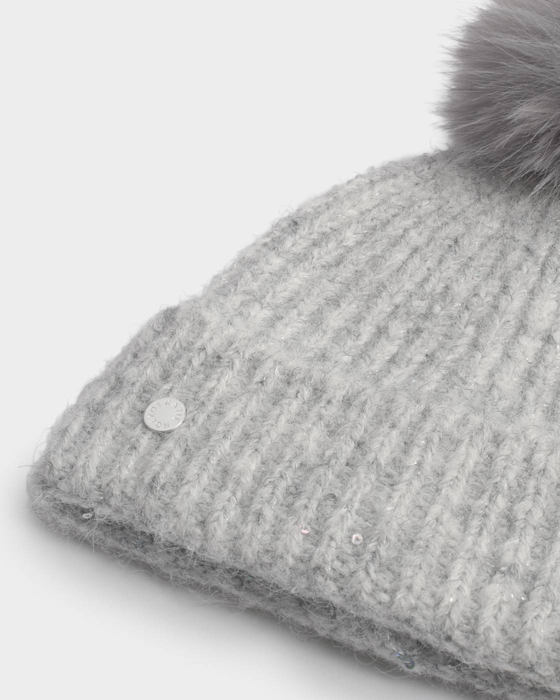 Katie Loxton Sequin Soft Knit Hat