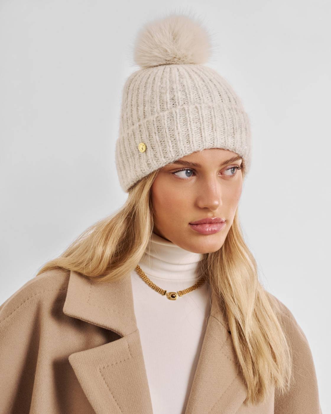 Katie Loxton Sequin Soft Knit Hat