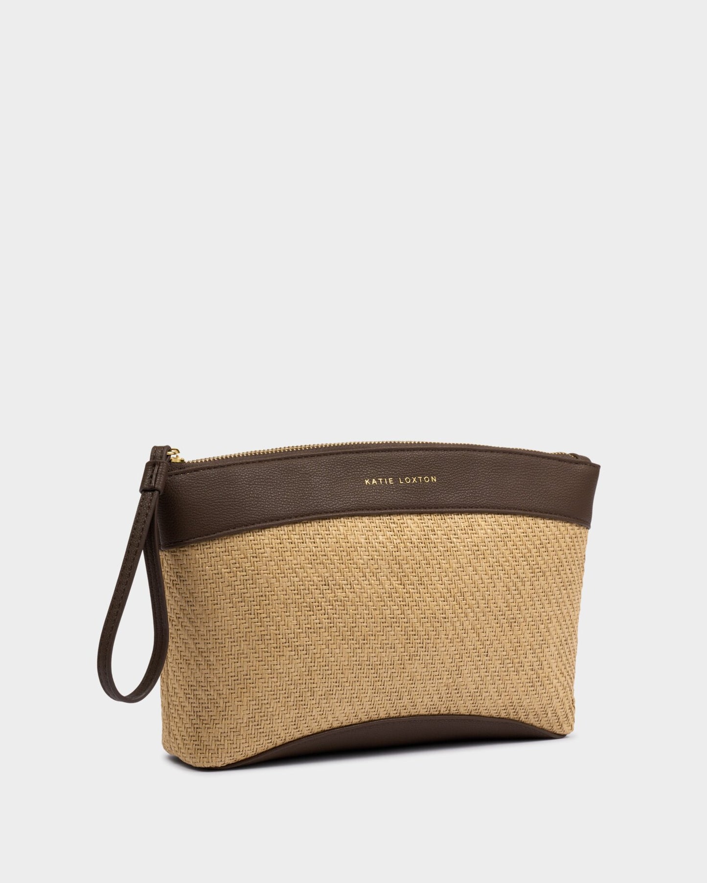 Katie Loxton Wristlet Raffia Clutch