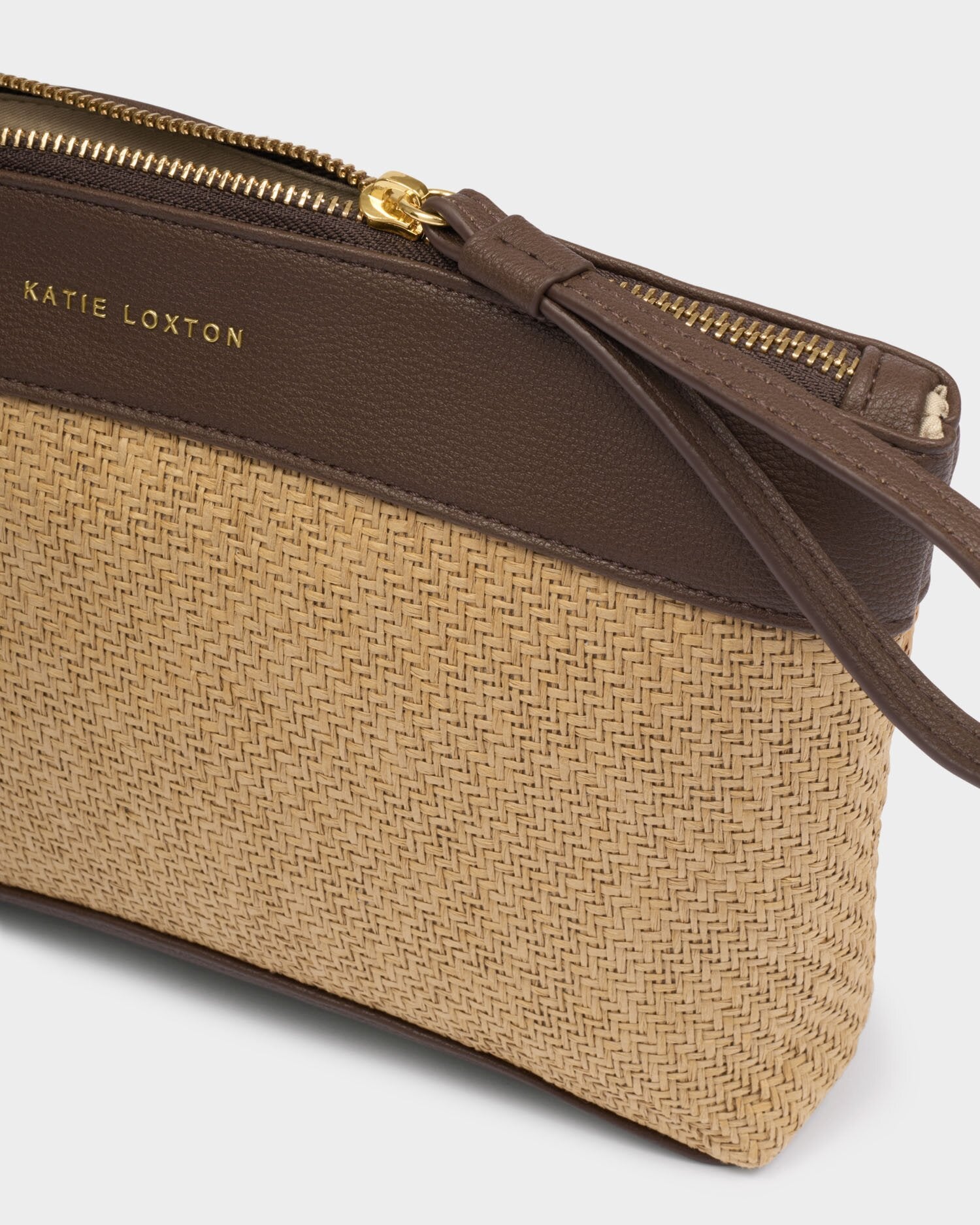 Katie Loxton Wristlet Raffia Clutch