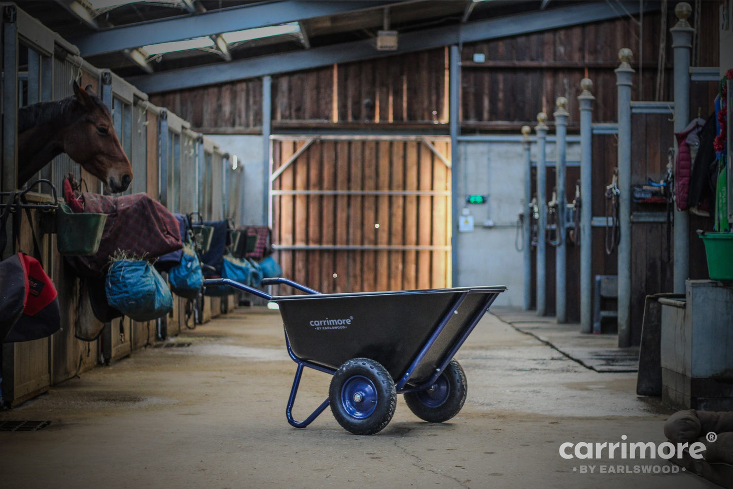 Carrimore King Tipper Wheelbarrow 250L - Twin Wheel