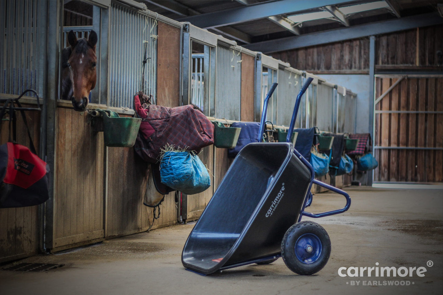 Carrimore King Tipper Wheelbarrow 250L - Twin Wheel