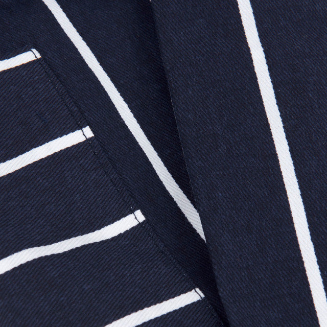 KitchenCraft Butchers Stripe Blue Apron