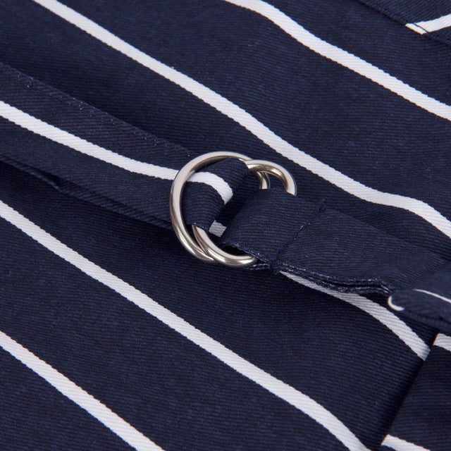 KitchenCraft Butchers Stripe Blue Apron