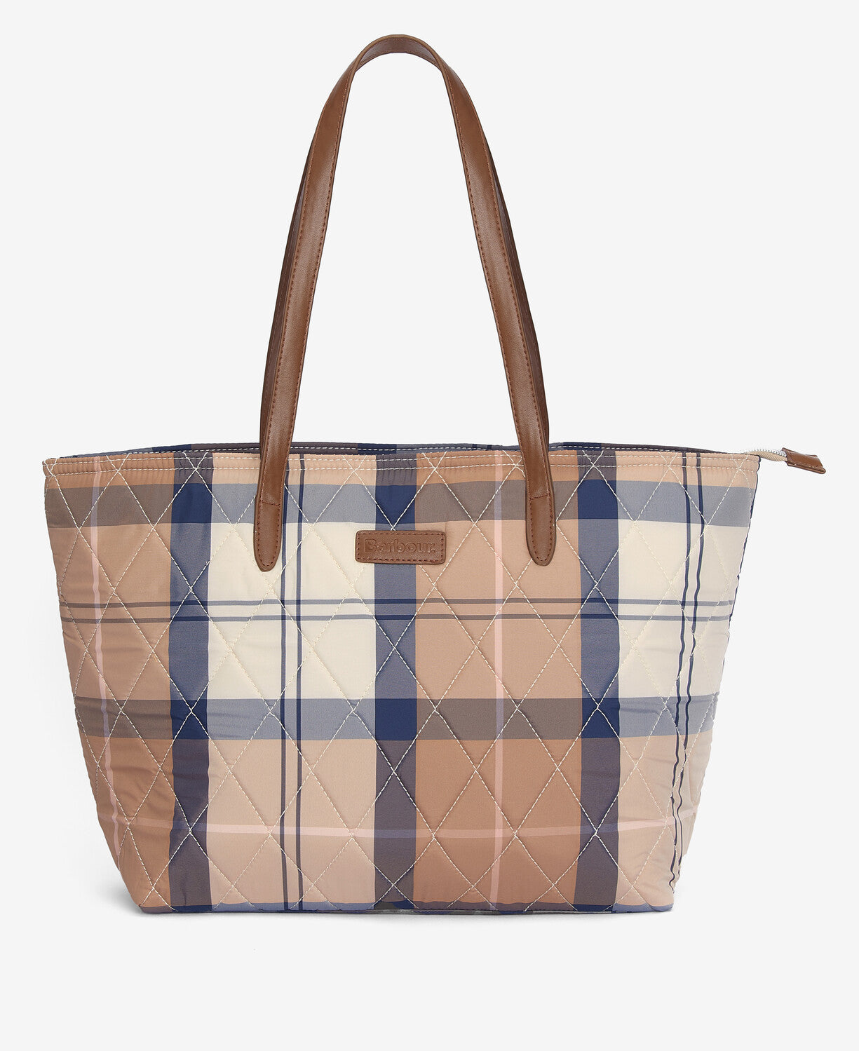 Barbour Wetherham Quilted Tartan Tote