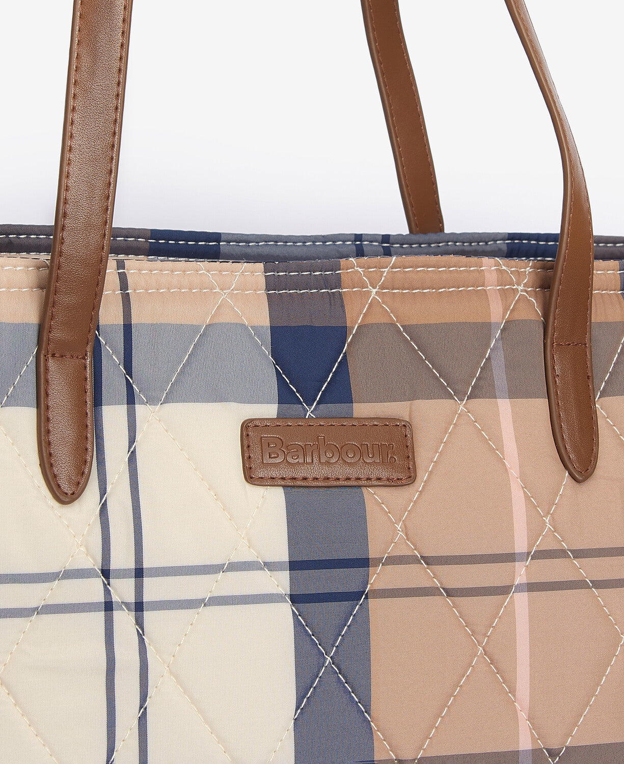 Barbour Wetherham Quilted Tartan Tote