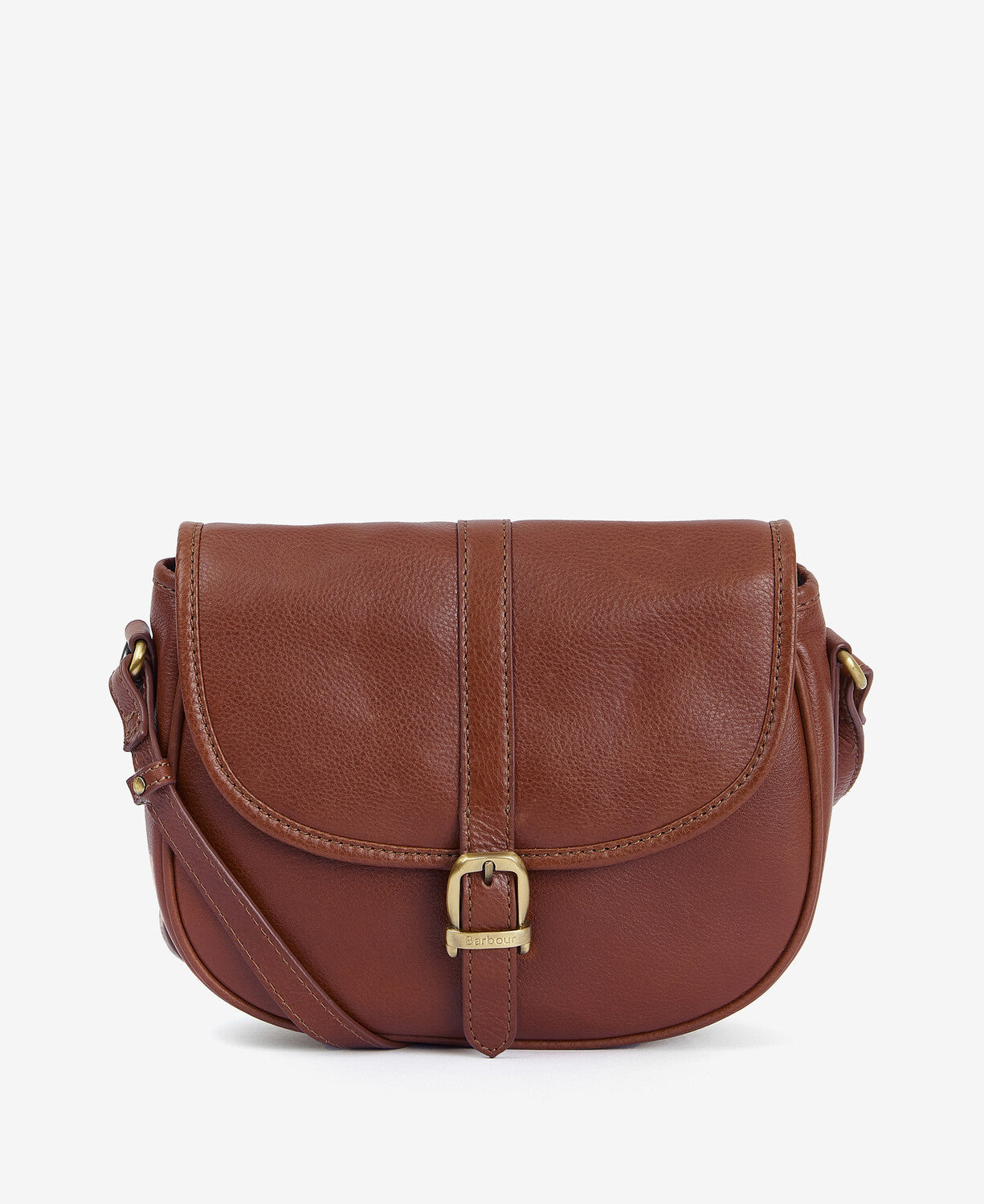 Barbour Laire Medium Leather Saddle Bag
