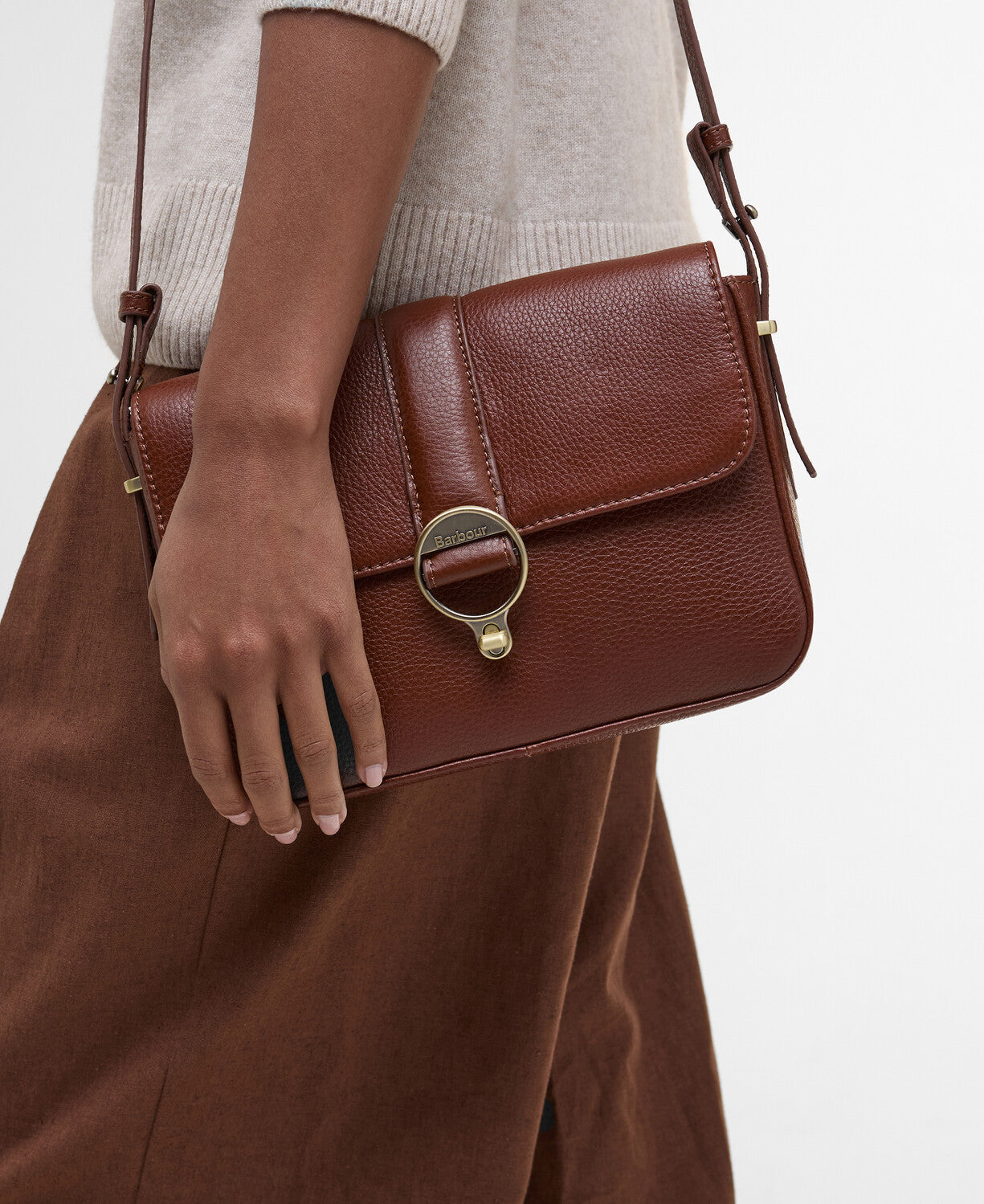 Barbour Rosa Leather Crossbody Bag