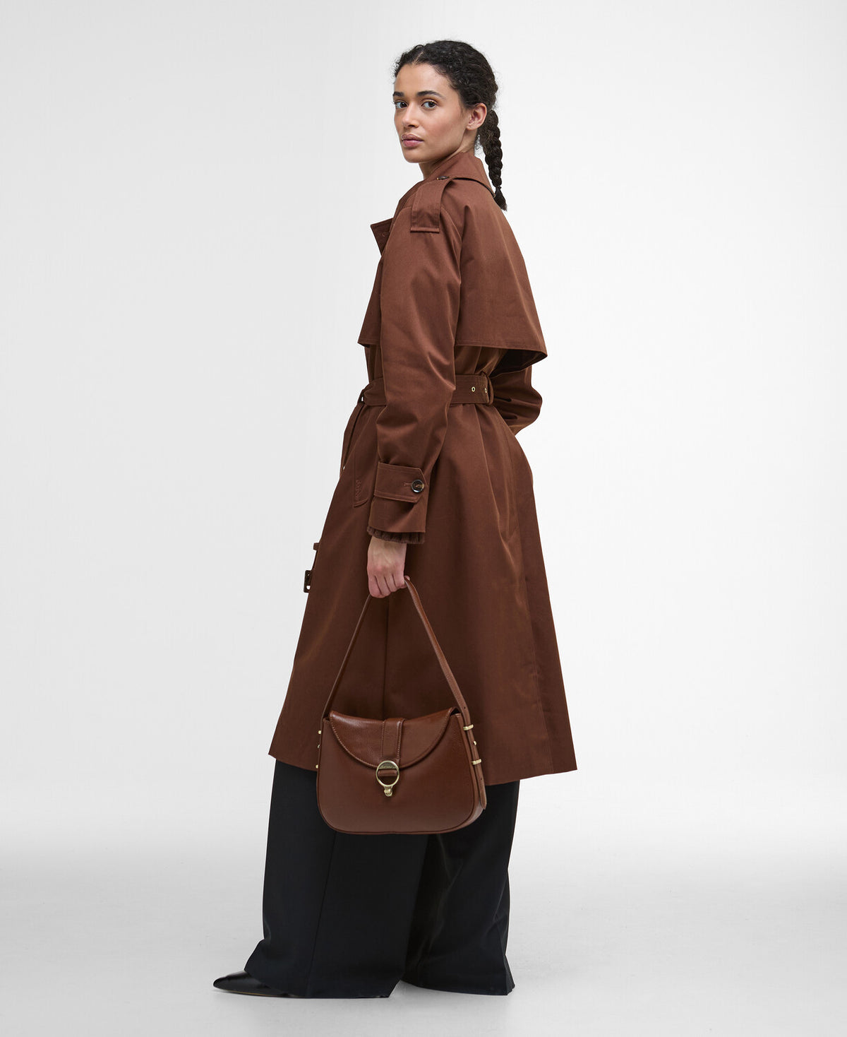 Barbour Alder Leather Shoulder Bag