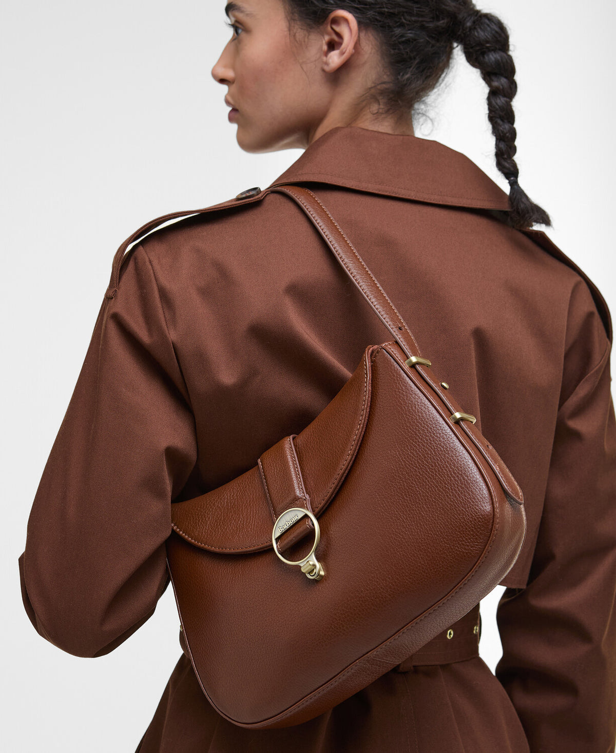 Barbour Alder Leather Shoulder Bag