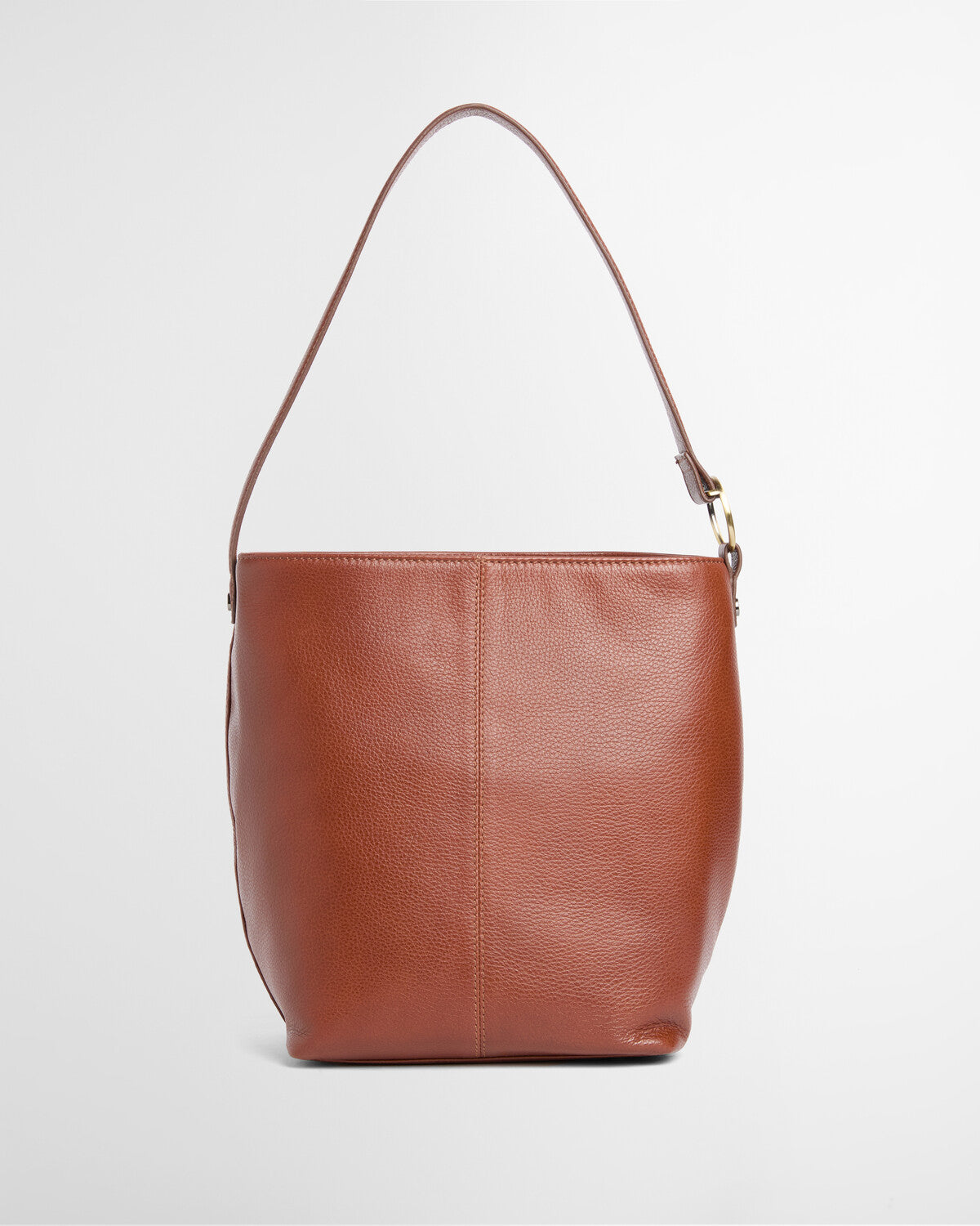 Barbour Cedar Large Leather Bucket Bag