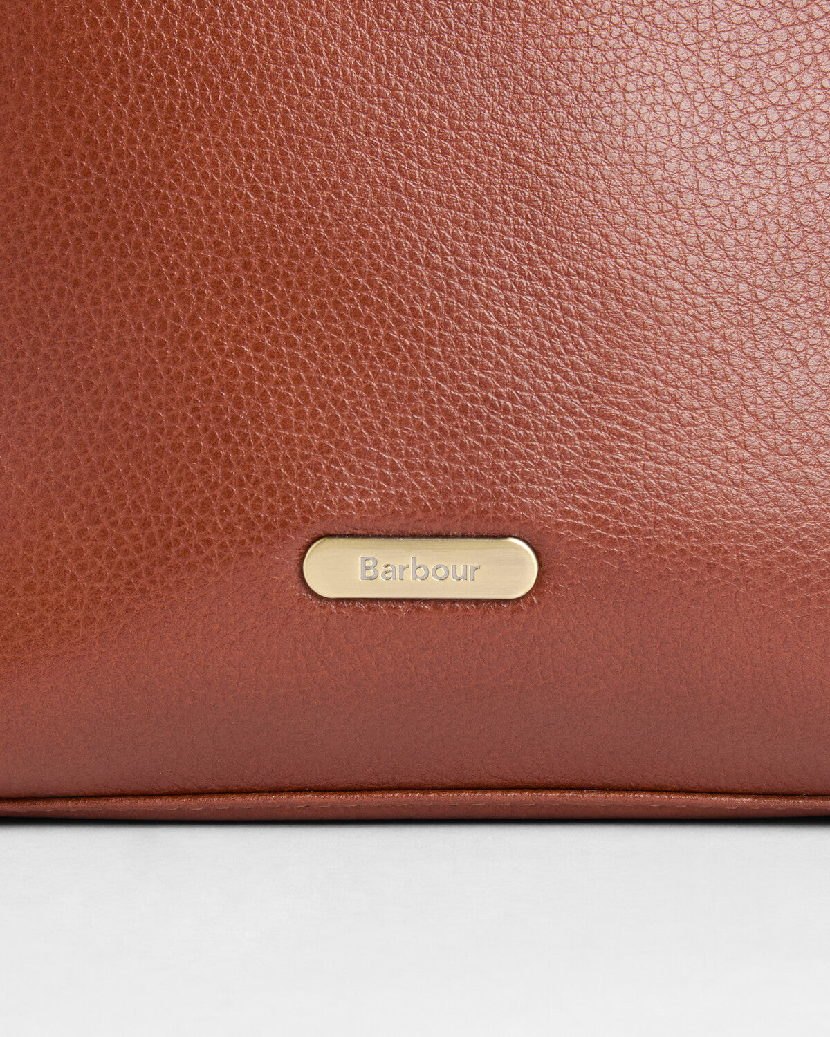 Barbour Cedar Large Leather Bucket Bag