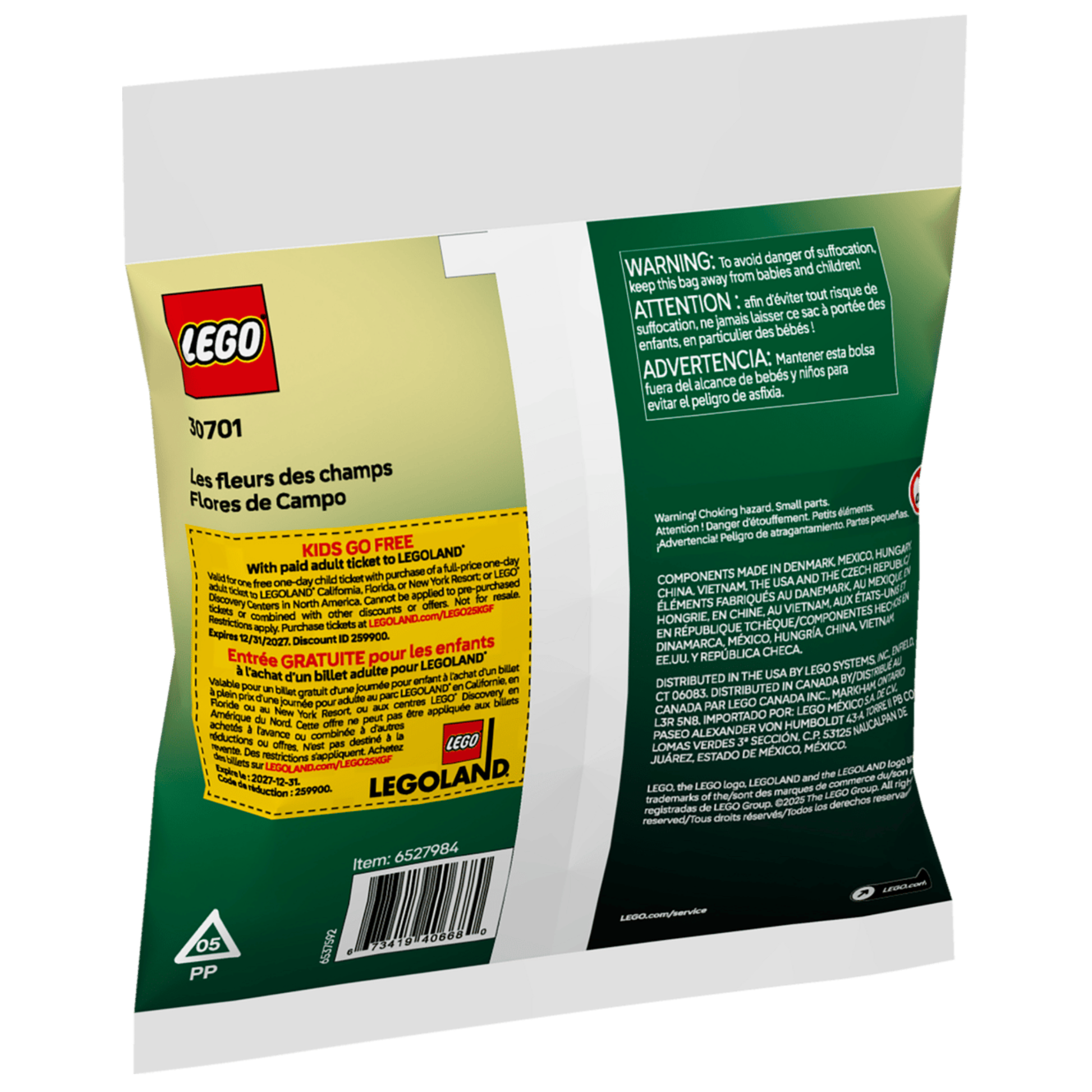 LEGO Botanicals Field Flowers 30701