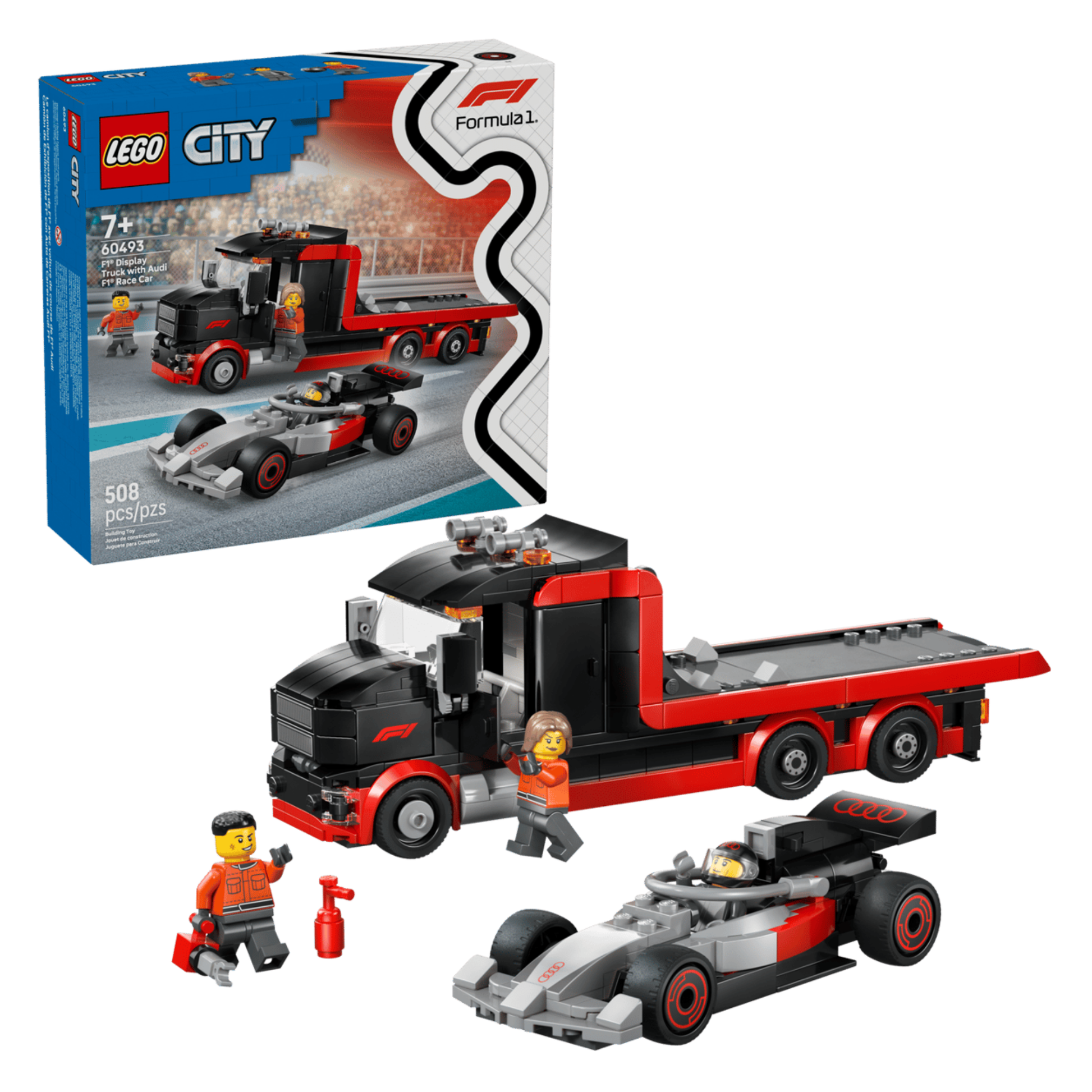 LEGO City F1 Display Truck with Audi F1 Race Car 60493