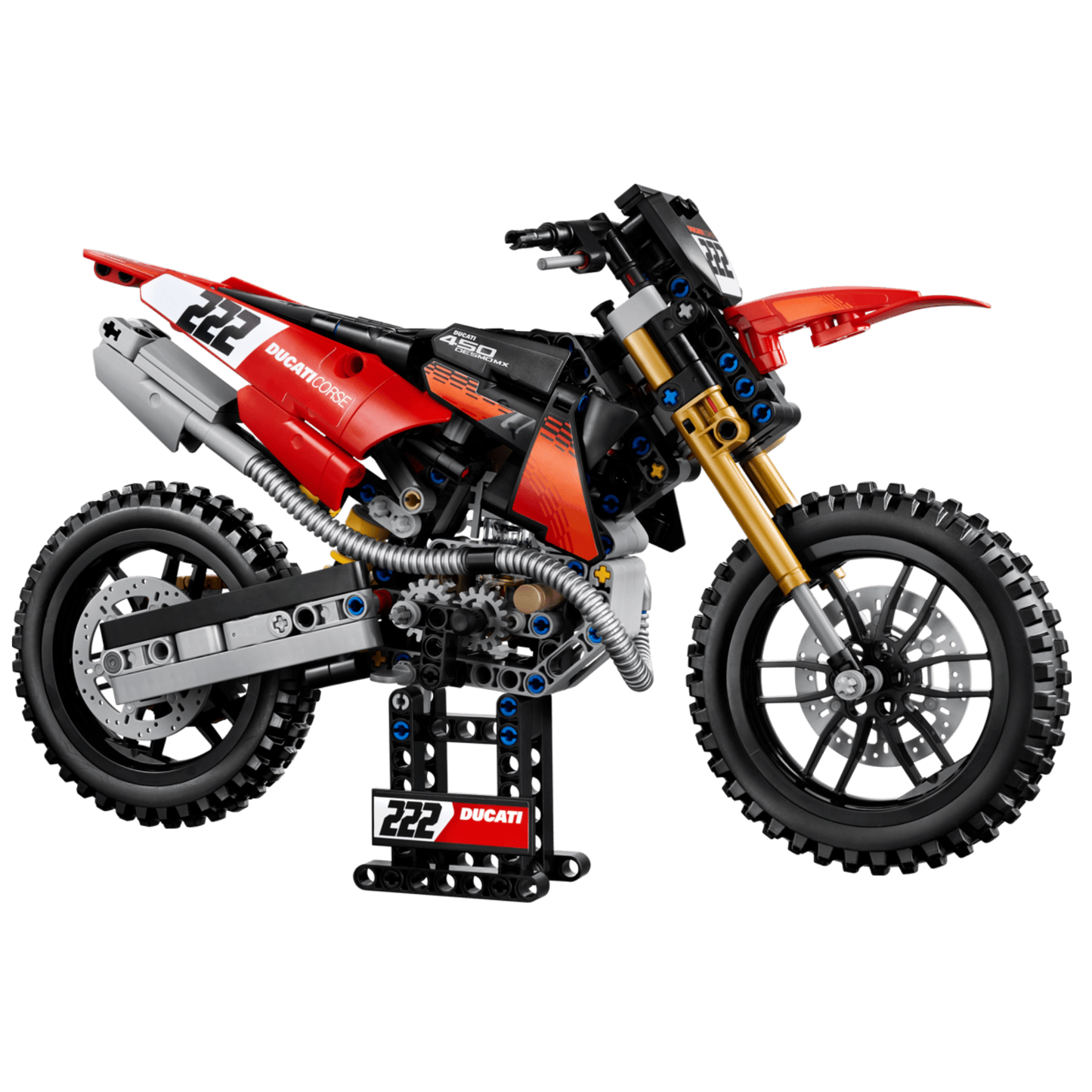 LEGO Ducati Desmo450 MX Factory Motorcycle 42238