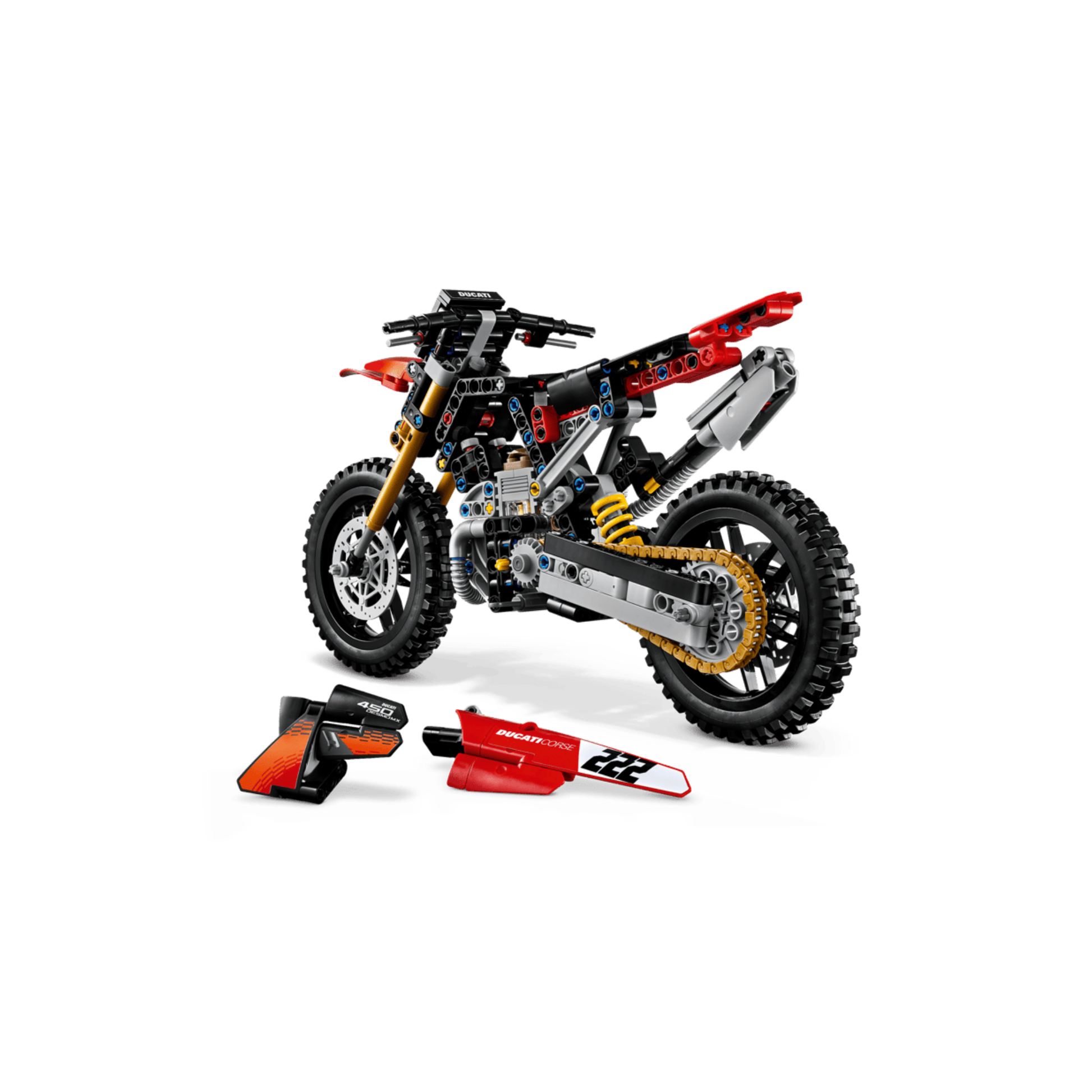 LEGO Ducati Desmo450 MX Factory Motorcycle 42238