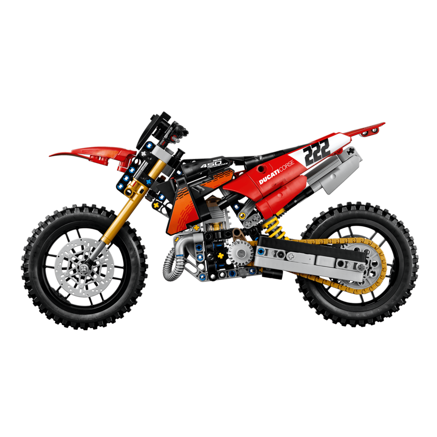 LEGO Ducati Desmo450 MX Factory Motorcycle 42238