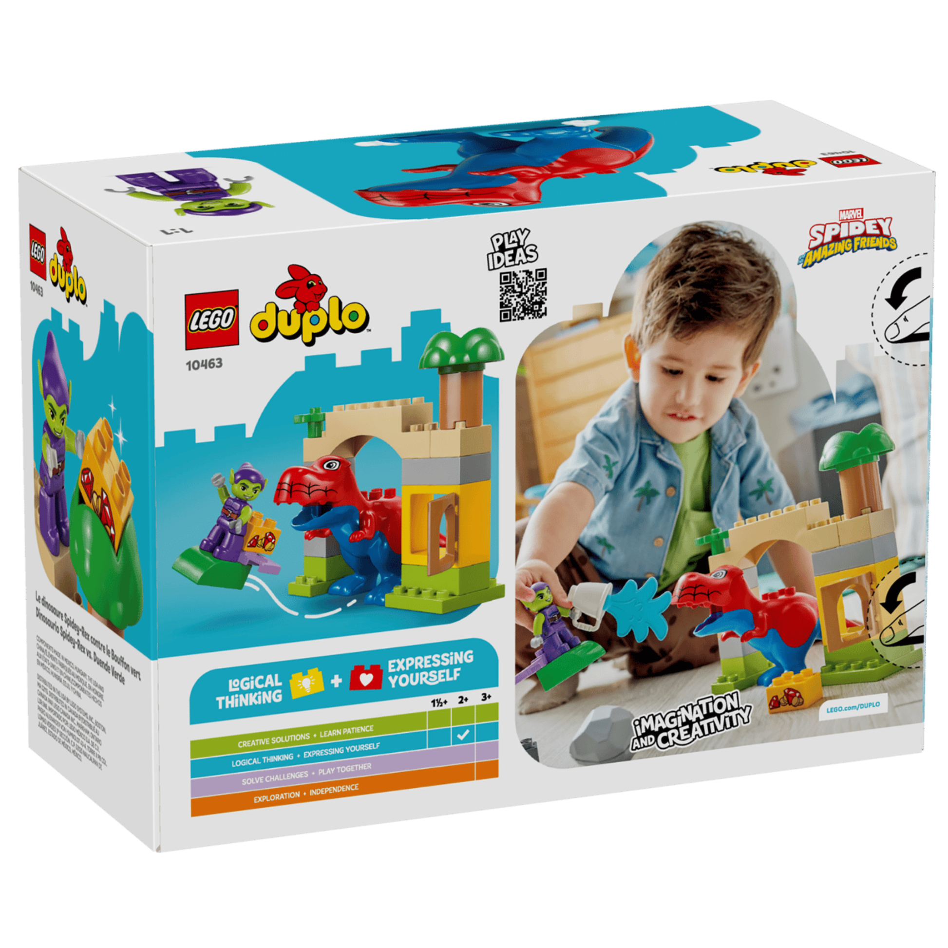 LEGO Duplo Marvel Dinosaur Spidey-Rex vs. Green Goblin 10463